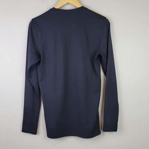 GYMSHARK Long Sleeve Top Activewear Crew Neck Black XS - Picture 4 of 10